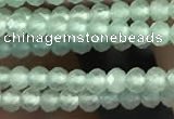 CTG2249 15 inches 2mm faceted round natural prehnite beads