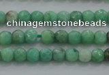 CTG225 15.5 inches 3mm faceted round tiny grass agate beads