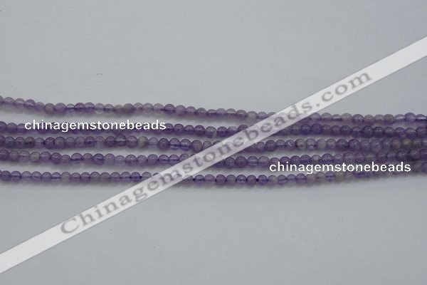 CTG252 15.5 inches 3mm round tiny amethyst gemstone beads