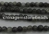 CTG259 15.5 inches 3mm round tiny black labradorite beads wholesale