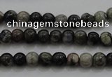 CTG264 15.5 inches 3mm round tiny grey opal gemstone beads