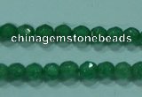 CTG27 15.5 inches 3mm faceted round tiny aventurine beads