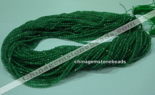 CTG27 15.5 inches 3mm faceted round tiny aventurine beads