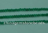 CTG28 15.5 inches 2mm faceted round green agate beads wholesale