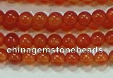 CTG37 15.5 inches 2mm round grade A tiny red agate beads wholesale