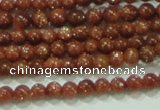 CTG40 15.5 inches 2mm round tiny goldstone beads wholesale