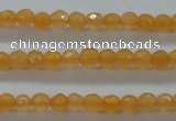 CTG407 15.5 inches 2mm faceted round tiny dyed candy jade beads