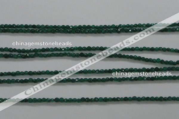 CTG415 15.5 inches 2mm faceted round tiny dyed candy jade beads