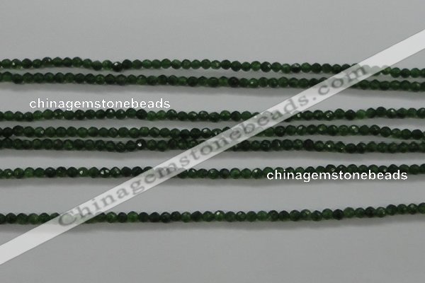 CTG417 15.5 inches 2mm faceted round tiny dyed candy jade beads