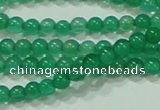 CTG42 15.5 inches 2mm round grade A tiny green agate beads wholesale