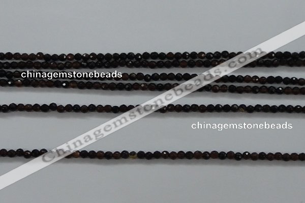 CTG426 15.5 inches 2mm faceted round tiny agate gemstone beads