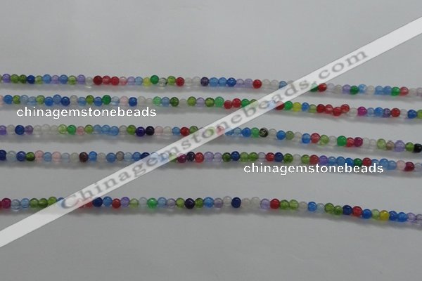CTG436 15.5 inches 2mm round tiny dyed candy jade beads wholesale