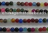 CTG437 15.5 inches 2mm round tiny dyed candy jade beads wholesale