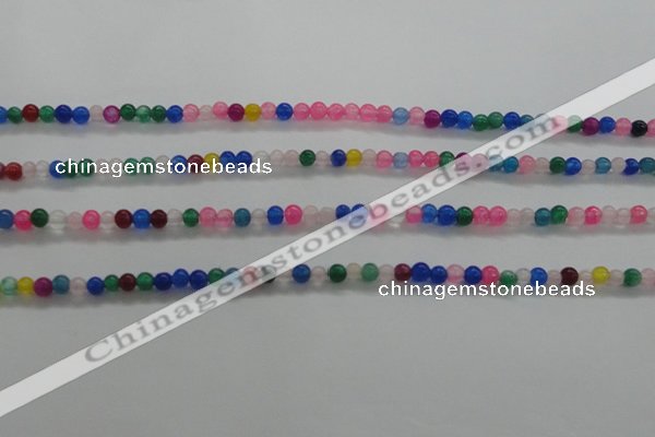 CTG438 15.5 inches 2mm round tiny dyed candy jade beads wholesale