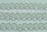 CTG44 15.5 inches 2mm round tiny white crystal beads wholesale
