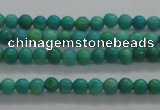 CTG440 15.5 inches 2mm round tiny natural turquoise beads wholesale