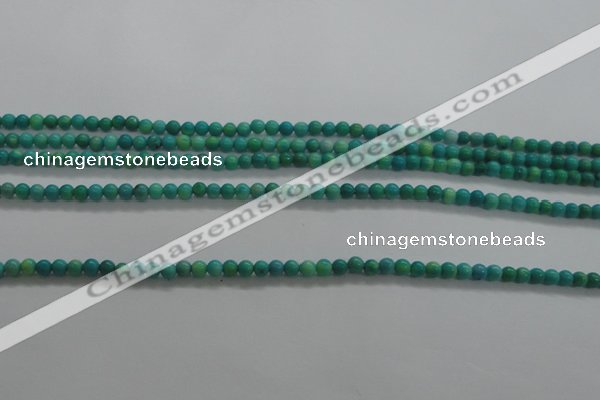 CTG440 15.5 inches 2mm round tiny natural turquoise beads wholesale