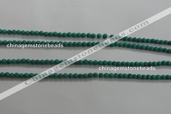 CTG442 15.5 inches 3mm round tiny natural turquoise beads wholesale