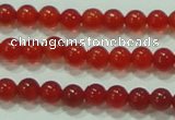 CTG52 15.5 inches 2mm round grade AA tiny red agate beads wholesale