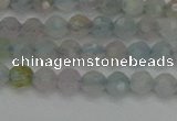 CTG550 15.5 inches 4mm faceted round tiny morganite beads