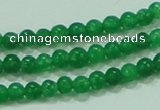 CTG61 15.5 inches 2mm round tiny dyed white jade beads wholesale