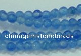 CTG62 15.5 inches 2mm round tiny dyed white jade beads wholesale