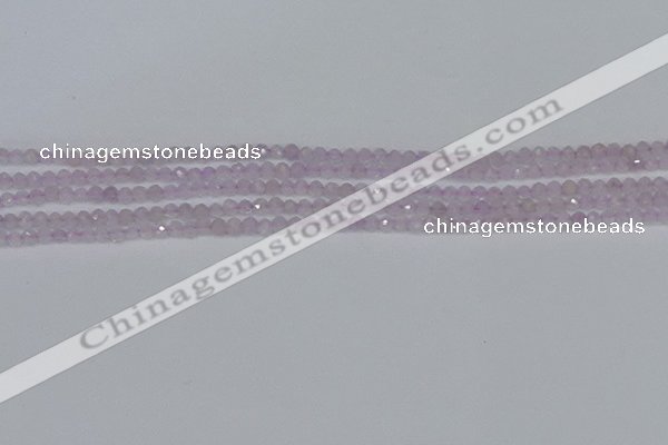 CTG621 15.5 inches 2mm faceted round lavender amethyst beads