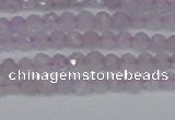 CTG622 15.5 inches 3mm faceted round lavender amethyst beads