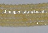 CTG623 15.5 inches 2mm faceted round citrine gemstone beads