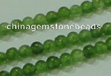 CTG63 15.5 inches 2mm round tiny dyed white jade beads wholesale