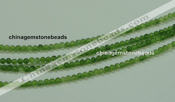 CTG63 15.5 inches 2mm round tiny dyed white jade beads wholesale