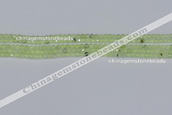 CTG632 15.5 inches 3mm faceted round prehnite gemstone beads