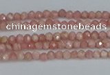 CTG653 15.5 inches 2mm faceted round Argentina rhodochrosite beads