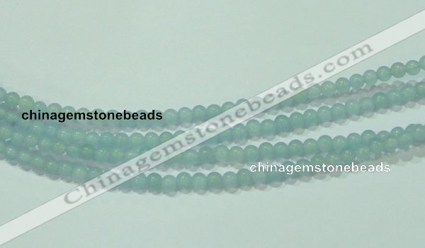 CTG66 15.5 inches 3mm round tiny dyed white jade beads wholesale