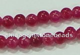 CTG68 15.5 inches 3mm round tiny dyed white jade beads wholesale