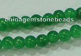 CTG69 15.5 inches 3mm round tiny dyed white jade beads wholesale