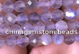 CTG703 15.5 inches 5mm faceted round tiny labradorite beads