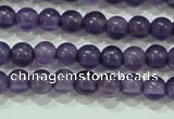 CTG73 15.5 inches 3mm round grade A tiny amethyst beads wholesale