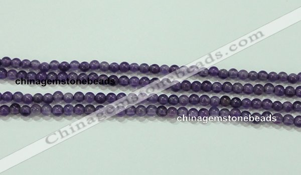 CTG73 15.5 inches 3mm round grade A tiny amethyst beads wholesale