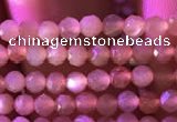 CTG737 15.5 inches 3mm faceted round tiny sunstone beads