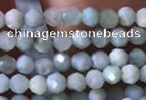 CTG768 15.5 inches 2mm faceted round tiny larimar gemstone beads