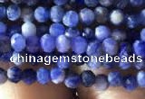 CTG778 15.5 inches 2mm faceted round tiny sodalite beads wholesale