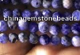 CTG779 15.5 inches 3mm faceted round tiny sodalite beads wholesale