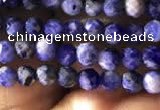 CTG779 15.5 inches 3mm faceted round tiny sodalite beads wholesale