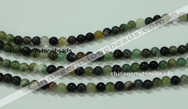 CTG90 15.5 inches 4mm round tiny indian agate beads wholesale