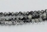 CTJ01 16 inches 4mm round black water jasper beads wholesale