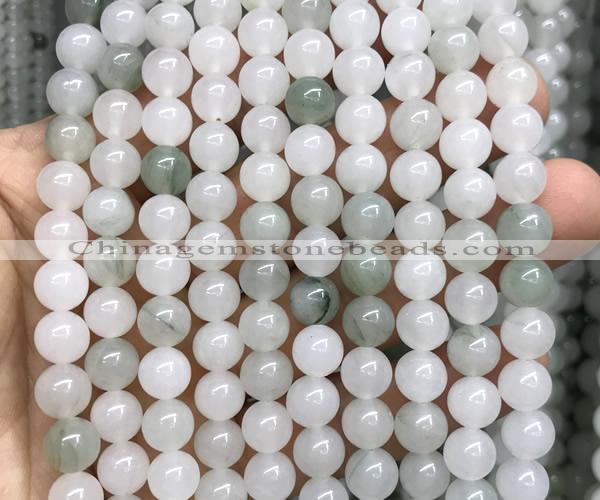 CTJ801 15 inches 6mm round Tianshan jade beads wholesale