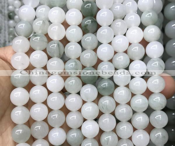 CTJ803 15 inches 10mm round Tianshan jade beads wholesale