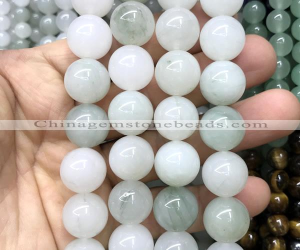 CTJ805 15 inches 14mm round Tianshan jade beads wholesale