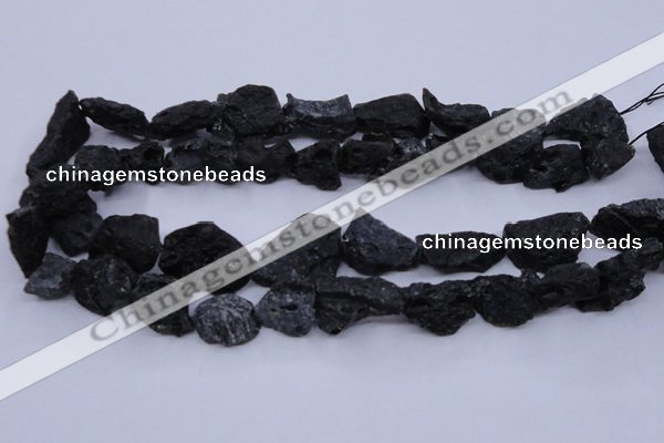 CTK10 15.5 inches 12*16mm - 18*25mm nuggets tektite gemstone beads